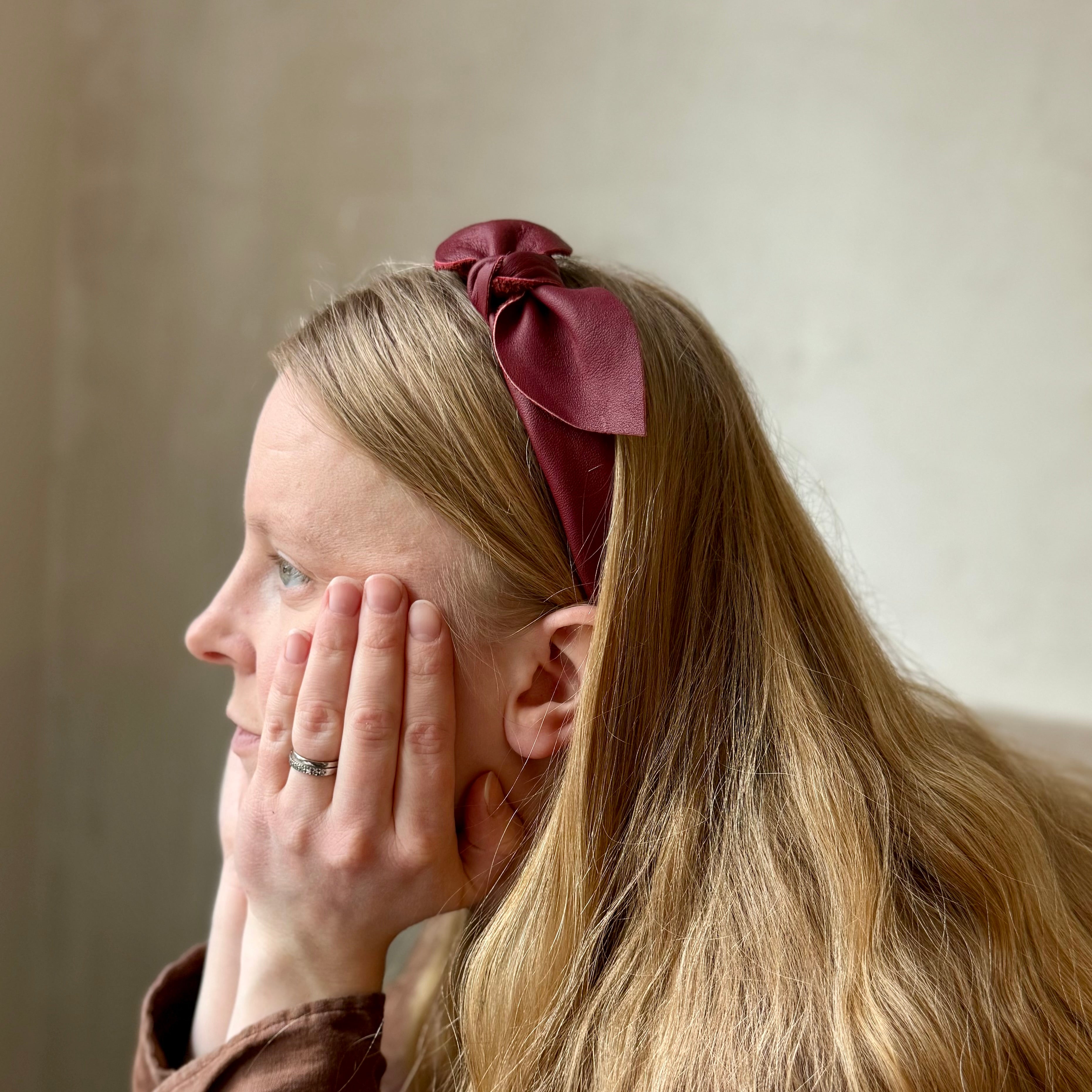 Kid's Headband - Burgundy