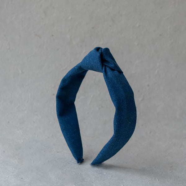 Knot Headband - Denim