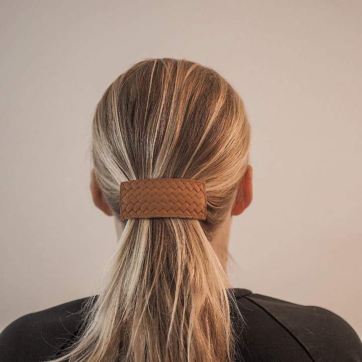 French Barrette – Braids Brown