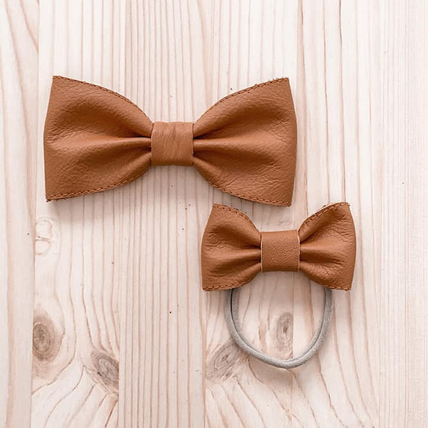 Bowtie + Headband Set – Brown