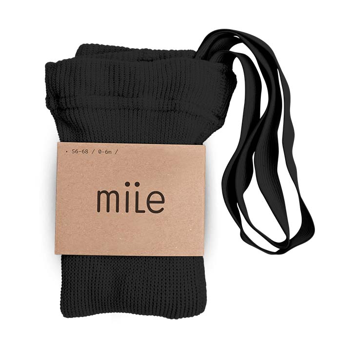 Mile - tights with braces black