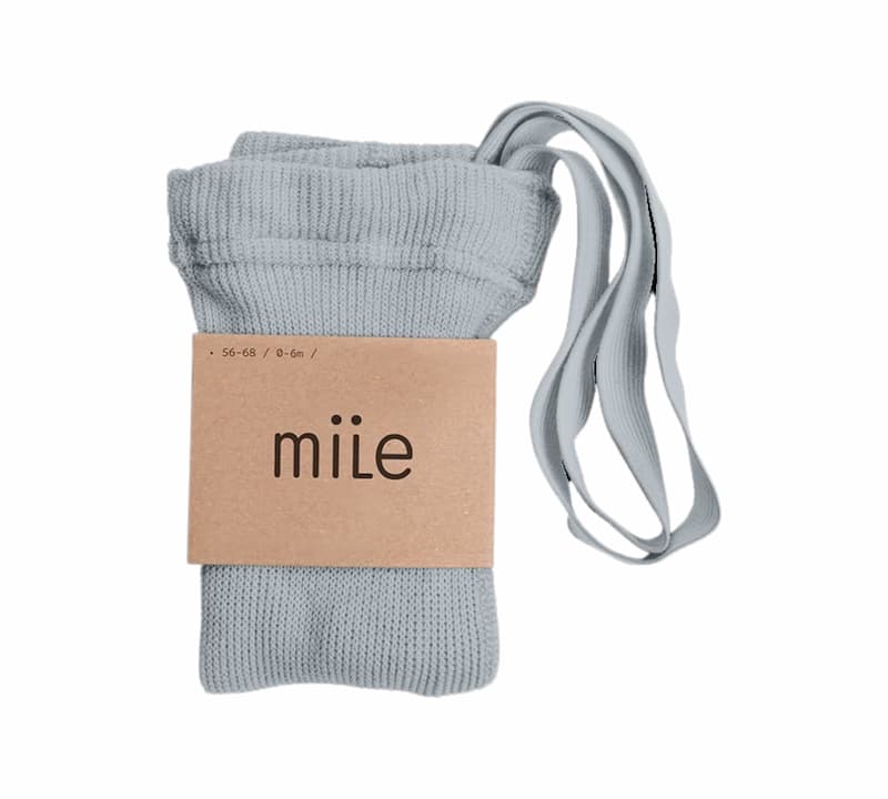 Mile - tights with braces light grey